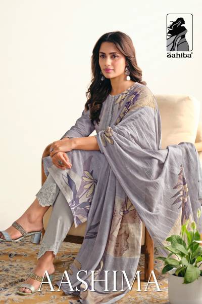 AASHIMA BY SAHIBA DESIGNER COTTON SALWAR SUIT WHOLESALER IN INDIA